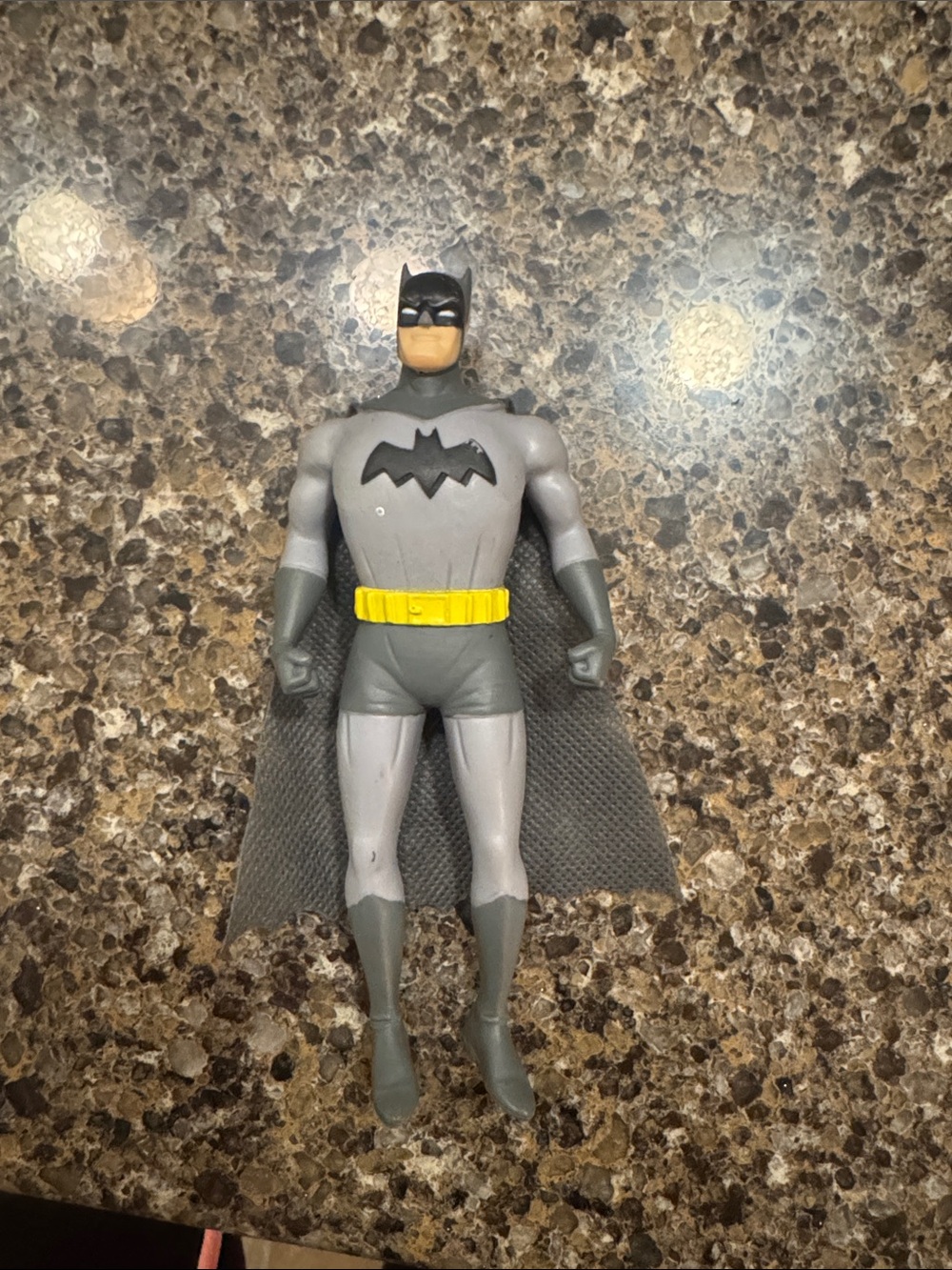 Batman Action Figure - Gray and Yellow - collectible classic from 2013